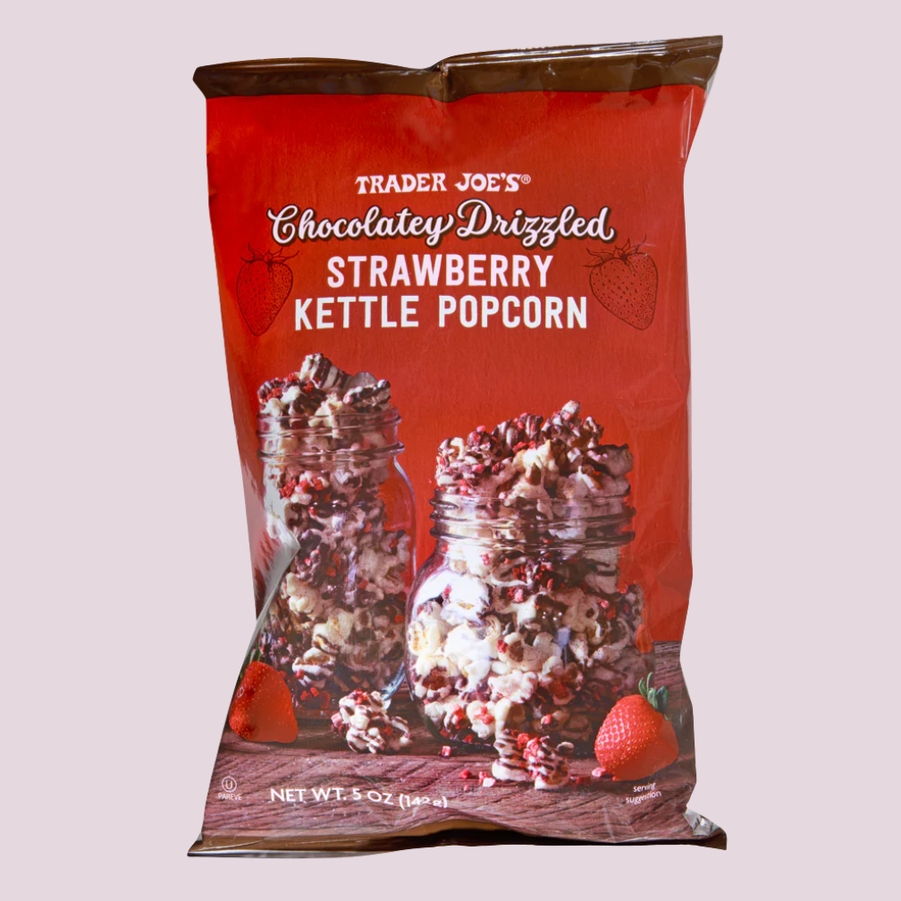 Chocolatey Drizzled Strawberry Kettle Popcorn